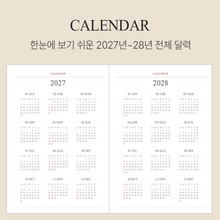 Load image into Gallery viewer, 2027 Official A5 Weekly Diary