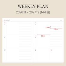 Load image into Gallery viewer, 2027 Official A5 Weekly Diary