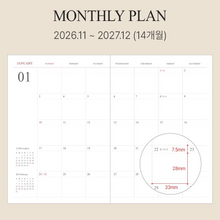 Load image into Gallery viewer, 2027 Official A5 Weekly Diary