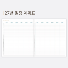 Load image into Gallery viewer, 2027 Lunar Full Moon Weekly Diary