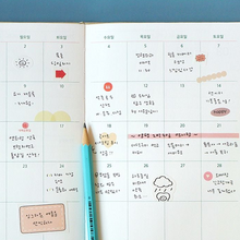 Load image into Gallery viewer, 2027 Today's Temperature B6 Weekly Diary