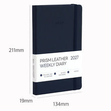 Load image into Gallery viewer, 2027 Prism Faux Leather A5 Weekly Diary