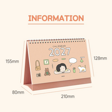 Load image into Gallery viewer, 2027 Daily Life Desk Calendar