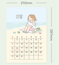 Load image into Gallery viewer, 2027 Daily Life A4 Wall Calendar