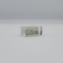 Load image into Gallery viewer, Thanks Flower Pot Crystal Mini Stamp