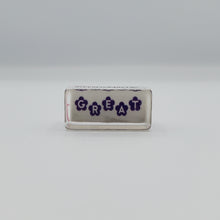 Load image into Gallery viewer, "Great" Floral Crystal Mini Stamp