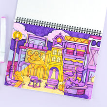 Load image into Gallery viewer, Cat Colour Drawing - Easy - Colouring Book