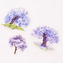 Load image into Gallery viewer, Forest Sticker Set - Purple Tree