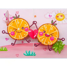 Load image into Gallery viewer, Love Oranges - Pop Up Card