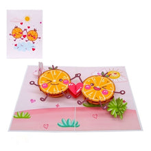 Load image into Gallery viewer, Love Oranges - Pop Up Card