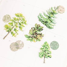 Load image into Gallery viewer, Forest Sticker Set - Green Tree