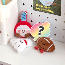 Load image into Gallery viewer, Random Sports Plush Keyring