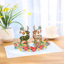 Load image into Gallery viewer, Ornament Reindeer- Pop Up Card