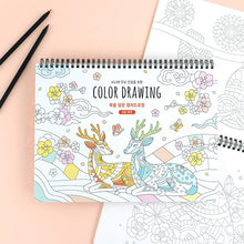 Load image into Gallery viewer, Good Luck Colour Drawing - Easy - Colouring Book