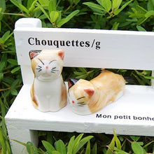 Load image into Gallery viewer, Spotted Cats and Bench Set
