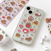Load image into Gallery viewer, Teddy Bear Puffy Stickers