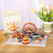 Load image into Gallery viewer, Birthday Amusement Park - Pop Up Card