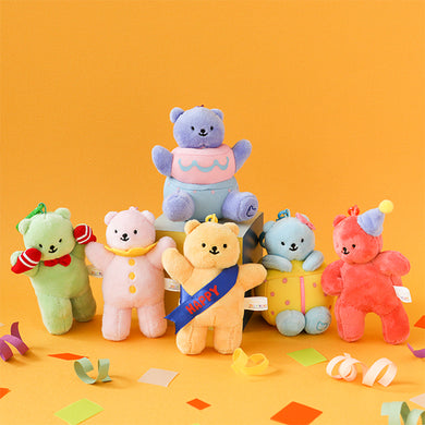 Jelly Bear Stuffed Toy Keyring