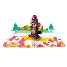 Load image into Gallery viewer, Canadian Beaver - Pop Up Card