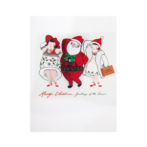 Santa Fashion Show Christmas Card