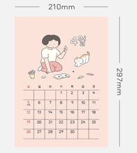 Load image into Gallery viewer, 2026 Daily Life A4 Wall Calendar