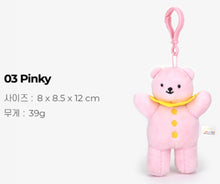 Load image into Gallery viewer, Jelly Bear Stuffed Toy Keyring