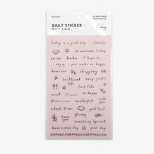 Load image into Gallery viewer, Daily Sticker - 18 Today Lettering