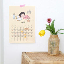 Load image into Gallery viewer, 2026 Daily Life A4 Wall Calendar