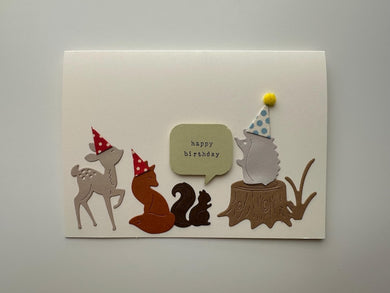 Woodland Party - Greeting Card