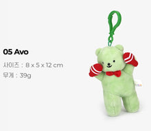 Load image into Gallery viewer, Jelly Bear Stuffed Toy Keyring