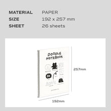 Load image into Gallery viewer, Doodle Graph Note B5