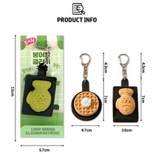 Load image into Gallery viewer, Bungeoppang Waffle Clicker Keyring