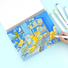 Load image into Gallery viewer, Cat Colour Drawing - Easy - Colouring Book
