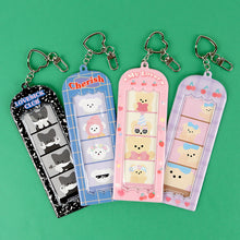 Load image into Gallery viewer, Puffy Line Photo Frame Keyring