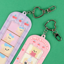 Load image into Gallery viewer, Puffy Line Photo Frame Keyring