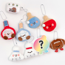 Load image into Gallery viewer, Random Sports Plush Keyring