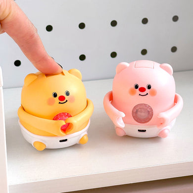 Hand Heart Bear Keyring