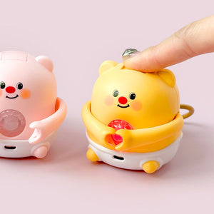 Hand Heart Bear Keyring