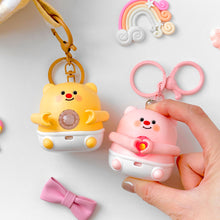 Load image into Gallery viewer, Hand Heart Bear Keyring