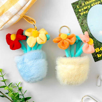 Flower Pot Keyring