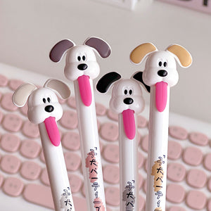 Stretchy Tongue Puppy Gel Pen