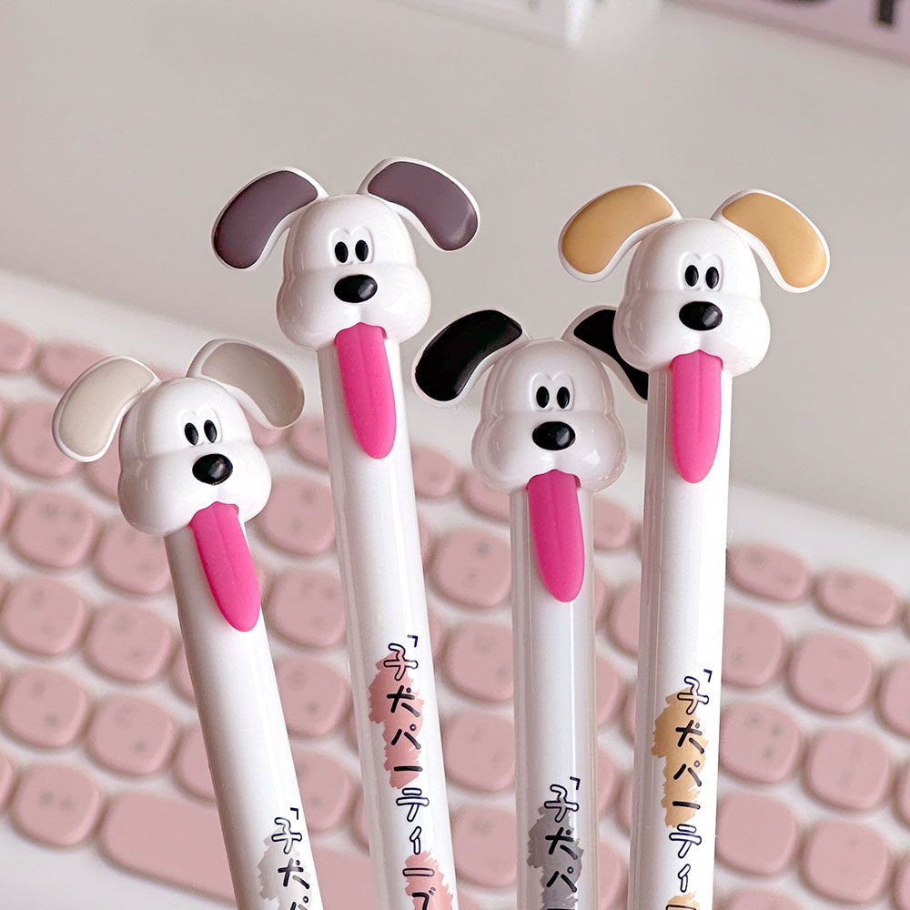 Stretchy Tongue Puppy Gel Pen