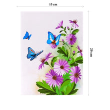 Load image into Gallery viewer, Purple Daisy Garden - Pop Up Card