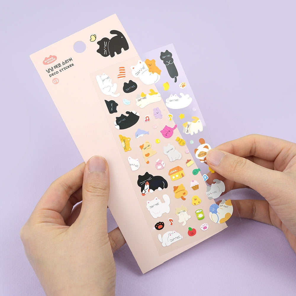 NyangNyang Deco Sticker – Hanji Gifts
