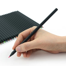 Load image into Gallery viewer, 36-Colour Black Wood Pencil Crayon Set
