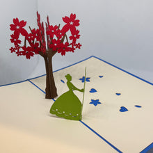 Load image into Gallery viewer, Happy Wedding Dancing Under Tree - Pop Up Card