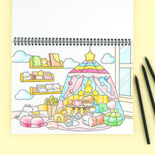 Load image into Gallery viewer, Cat Colour Drawing - Easy - Colouring Book