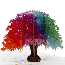Load image into Gallery viewer, Rainbow Maple - Pop Up Card
