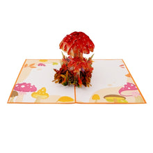 Load image into Gallery viewer, Mushroom and Snail - Pop Up Card