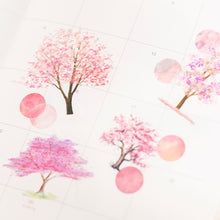 Load image into Gallery viewer, Forest Sticker Set - Pink Tree